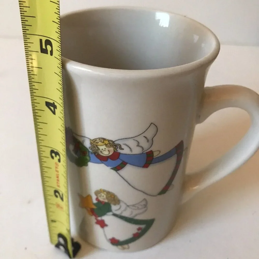 Royal Norfolk colorful‎ angels coffee mug ceramic Christmas holiday